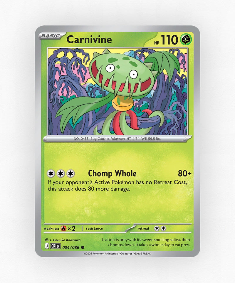 Carnivine - Chaos Rising 4/86 (Reverse Holo)