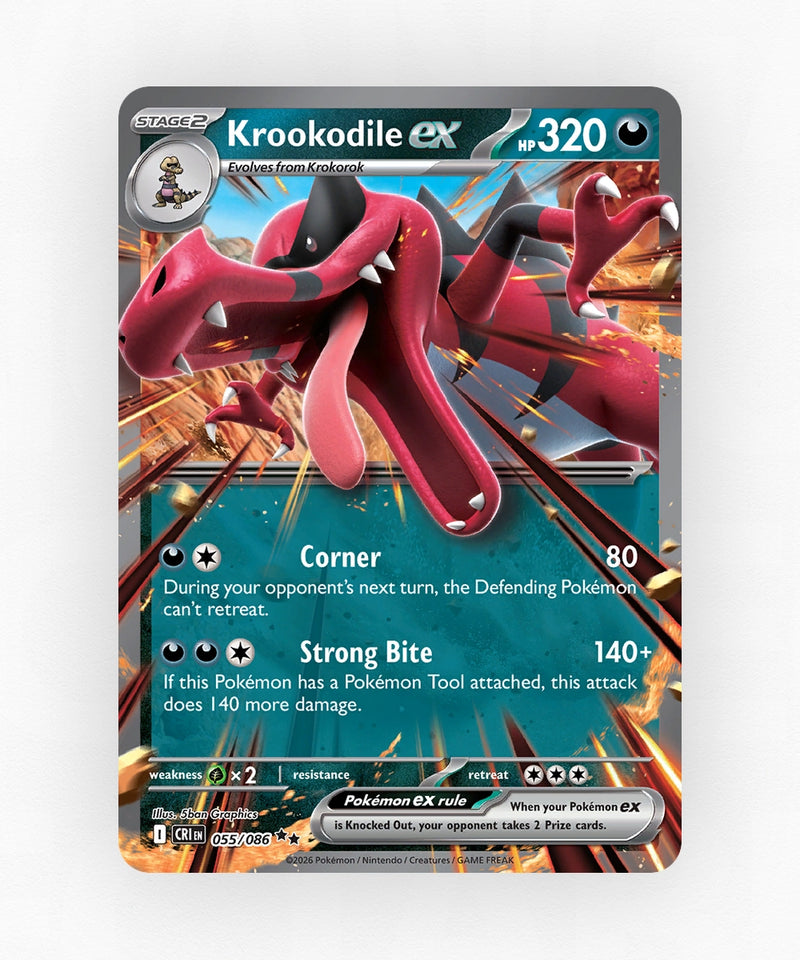 Krookodile ex - Chaos Rising 55/86 (Holo)
