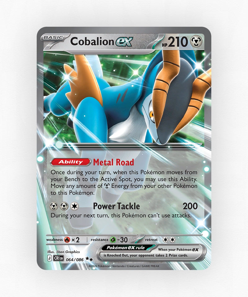 Cobalion ex - Chaos Rising 64/86 (Holo)
