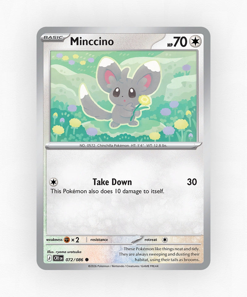 Minccino - Chaos Rising 72/86 (Non-Holo)