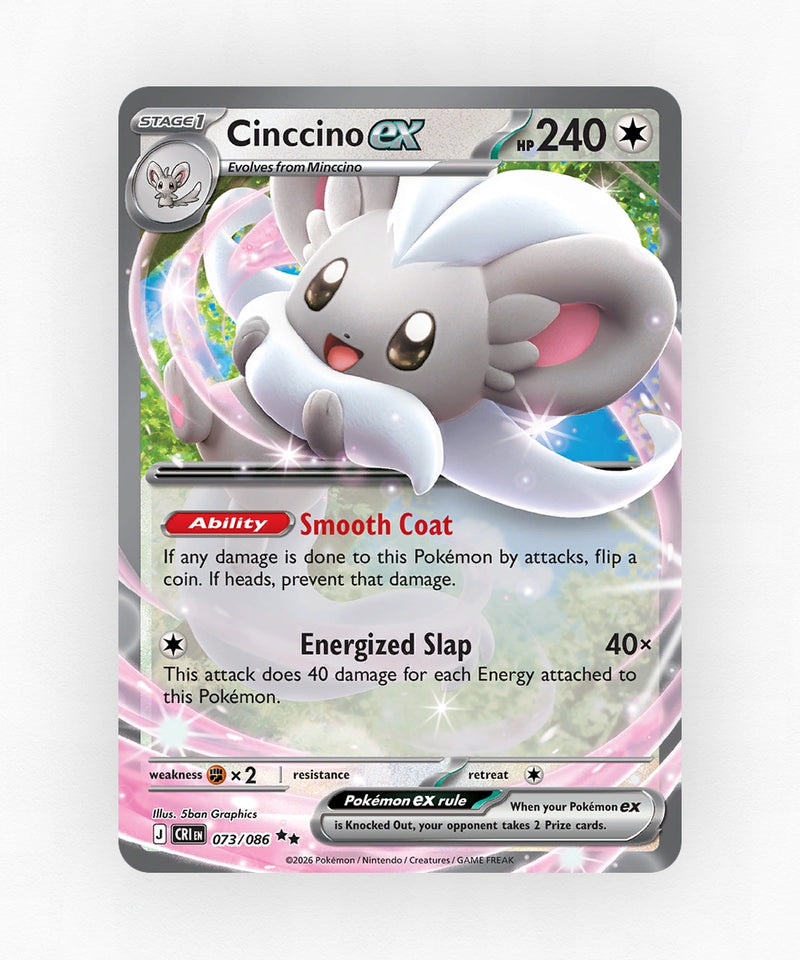 Cinccino ex - Chaos Rising 73/86 (Holo)