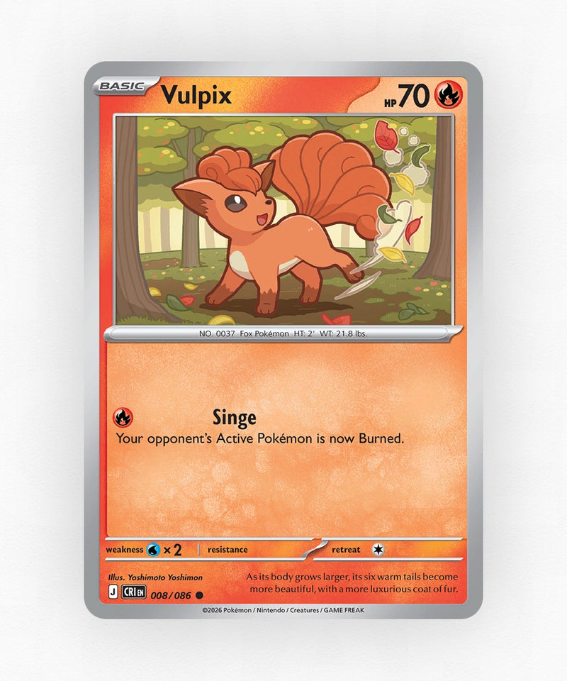 Vulpix - Chaos Rising 8/86 (Non-Holo)