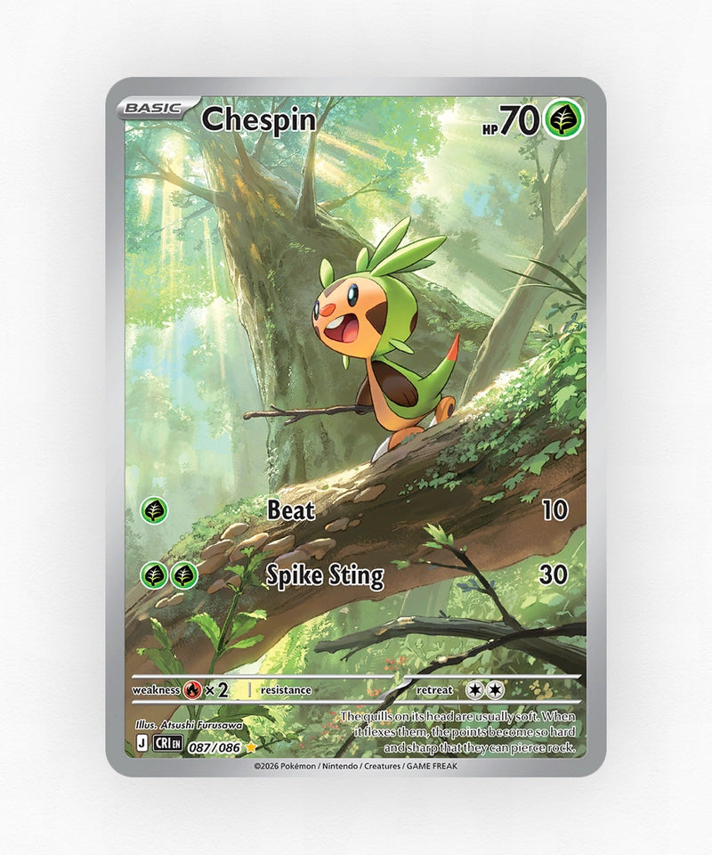 Chespin - Chaos Rising 87/86 (Holo)