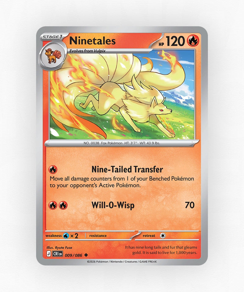 Ninetales - Chaos Rising 9/86 (Non-Holo)