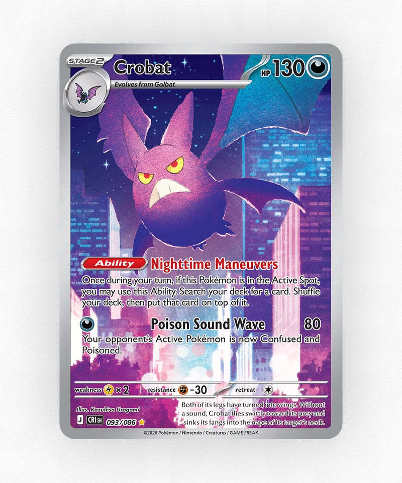 Crobat - Chaos Rising 93/86 (Holo)