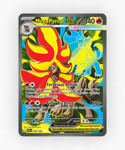 Mega Pyroar ex - Chaos Rising 99/86 (Holo)