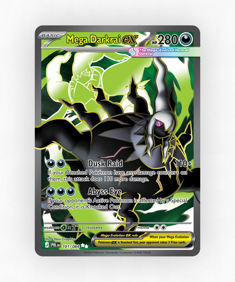 Mega Darkrai ex - Pitch Black 101/084 (Holo)