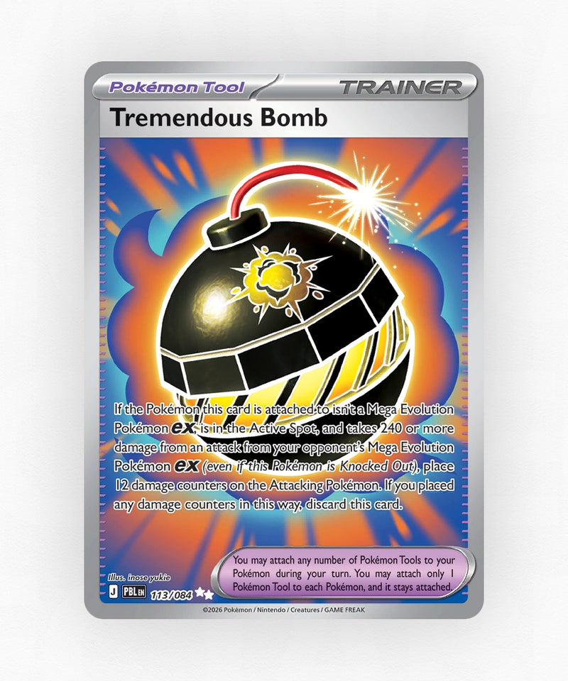 Tremendous Bomb - Pitch Black 113/084 (Holo)