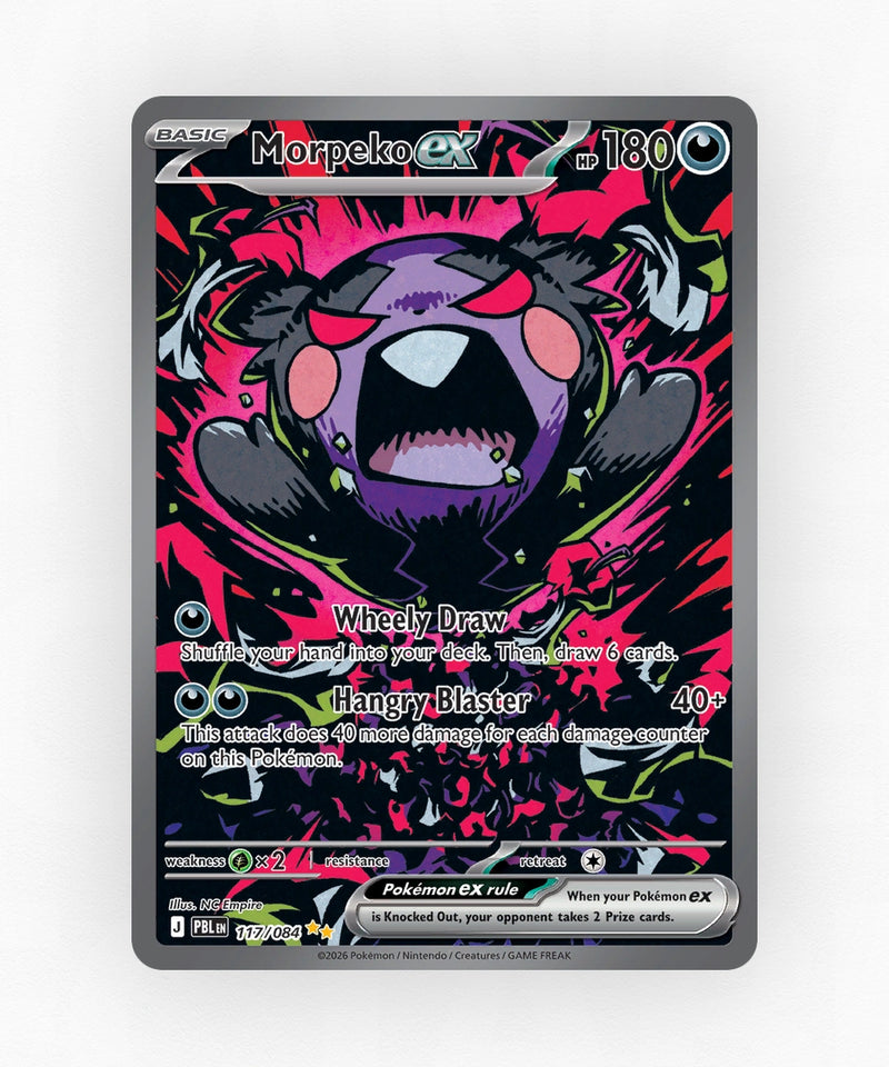 Morpeko ex - Pitch Black 117/084 (Holo)