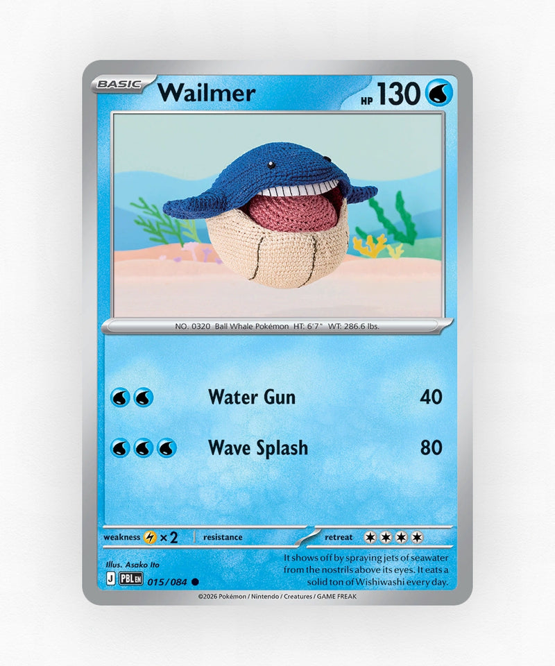 Wailmer - Pitch Black 015/084 (Reverse Holo)