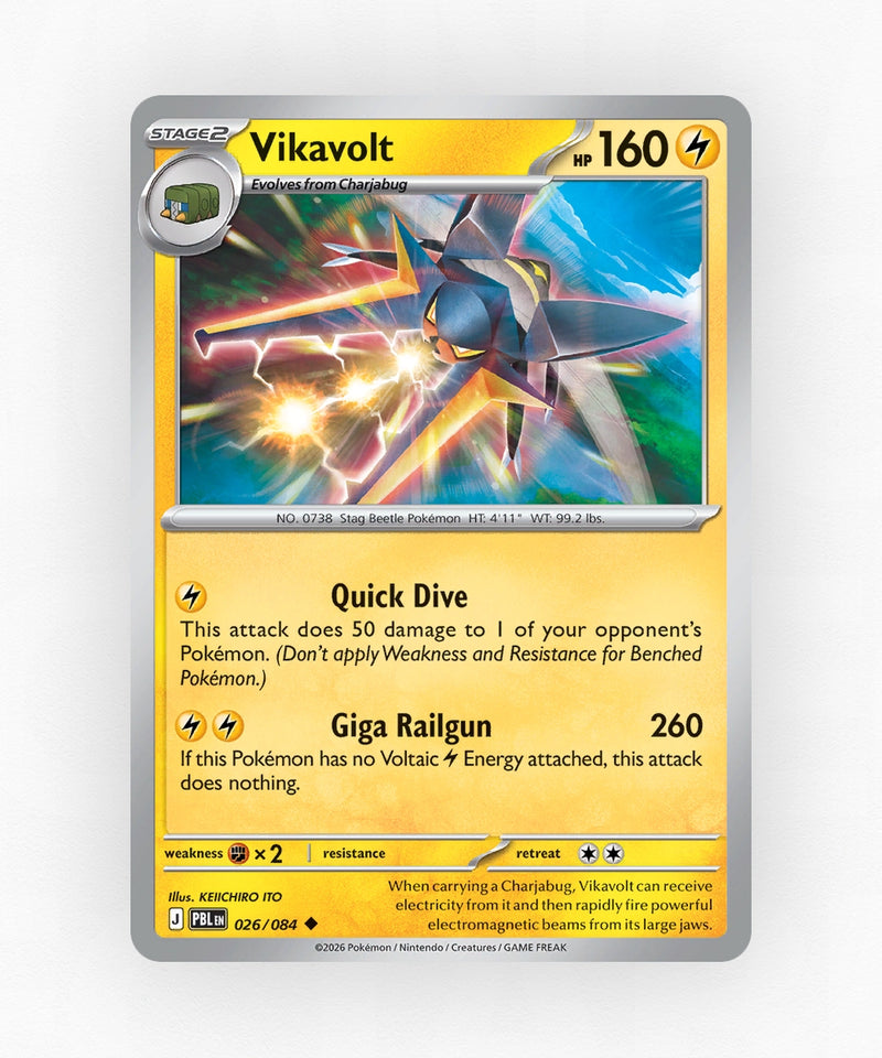 Vikavolt - Pitch Black 026/084 (Non-Holo)