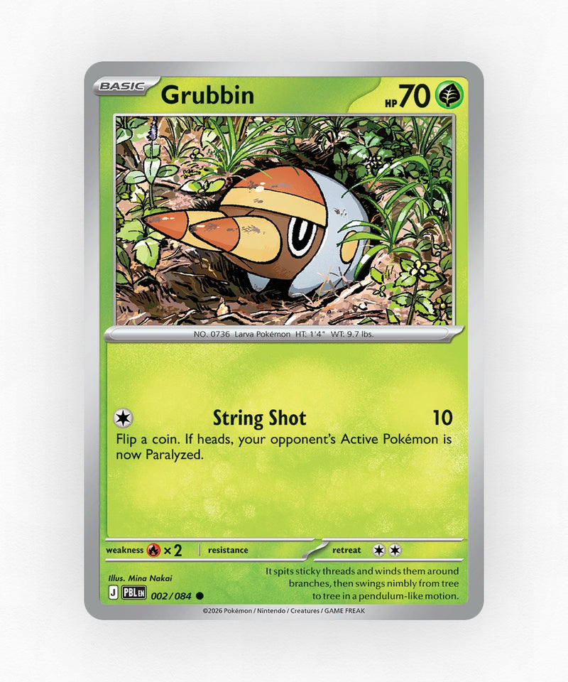 Grubbin - Pitch Black 002/084 (Reverse Holo)