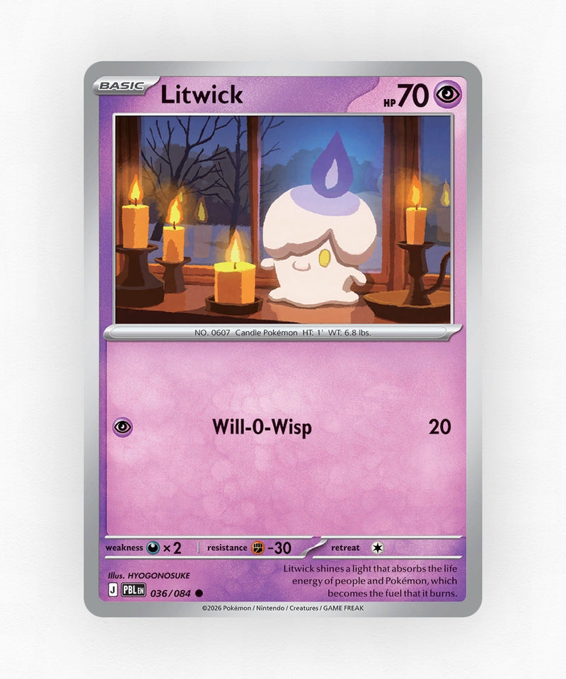 Litwick - Pitch Black 036/084 (Reverse Holo)