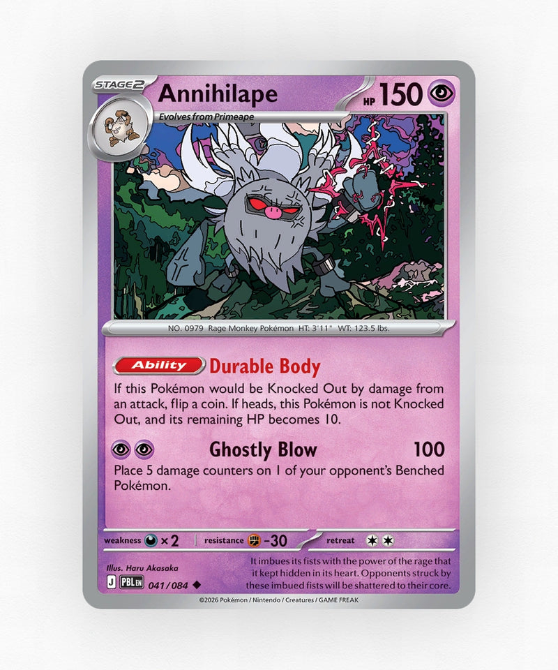 Annihilape - Pitch Black 041/084 (Reverse Holo)