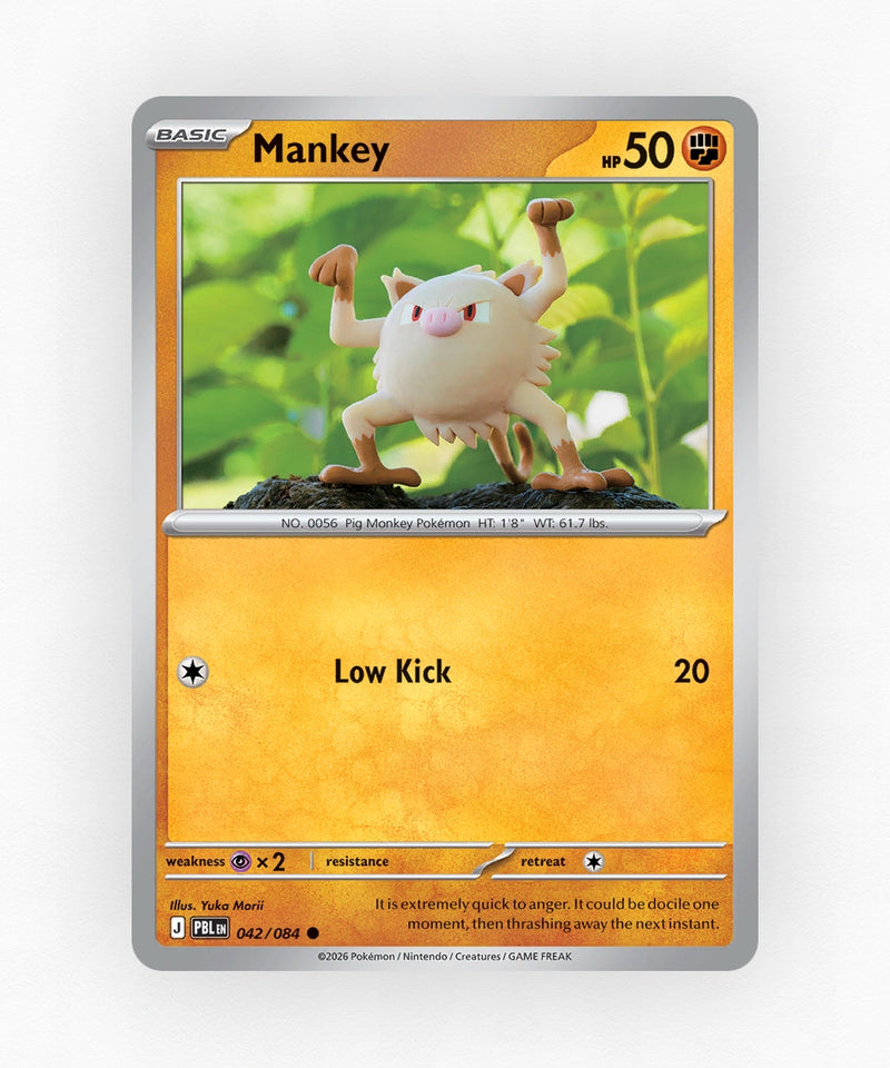 Mankey - Pitch Black 042/084 (Non-Holo)
