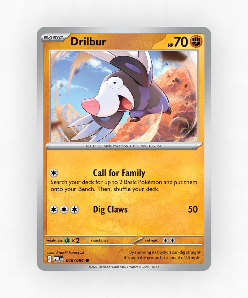 Drilbur - Pitch Black 046/084 (Non-Holo)