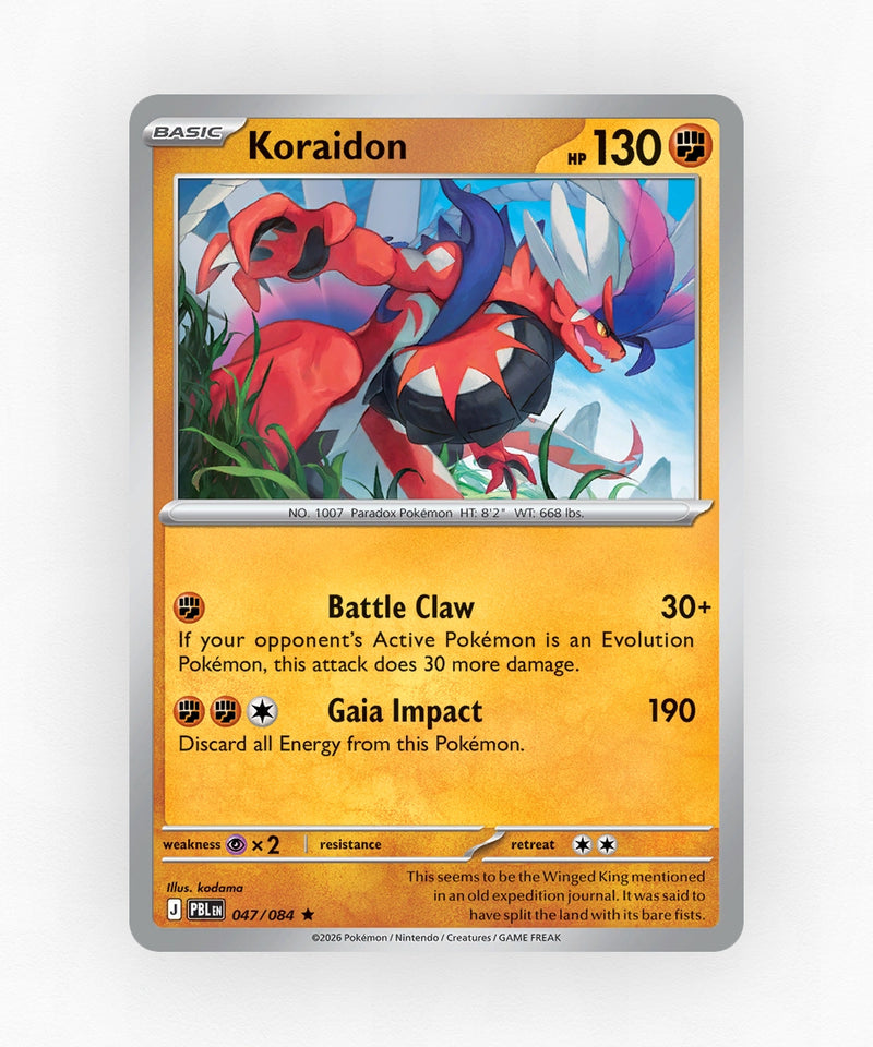 Koraidon - Pitch Black 047/084 (Holo)