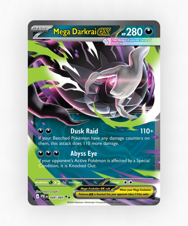 Mega Darkrai ex - Pitch Black 048/084 (Holo)