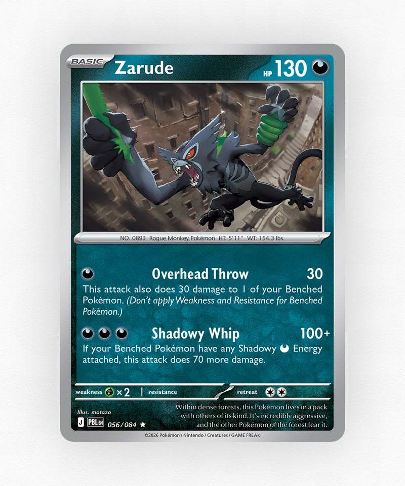 Zarude - Pitch Black 056/084 (Holo)