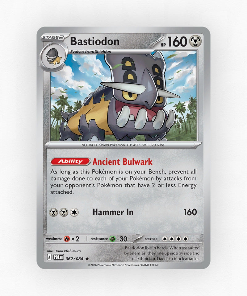 Bastiodon - Pitch Black 062/084 (Reverse Holo)