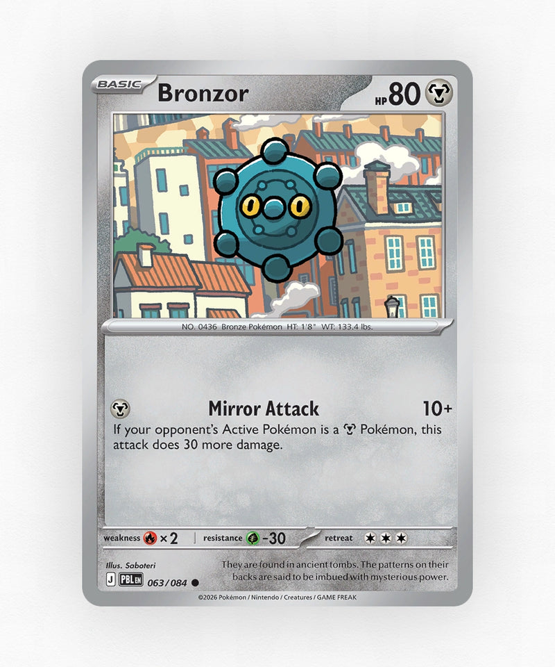 Bronzor - Pitch Black 063/084 (Reverse Holo)