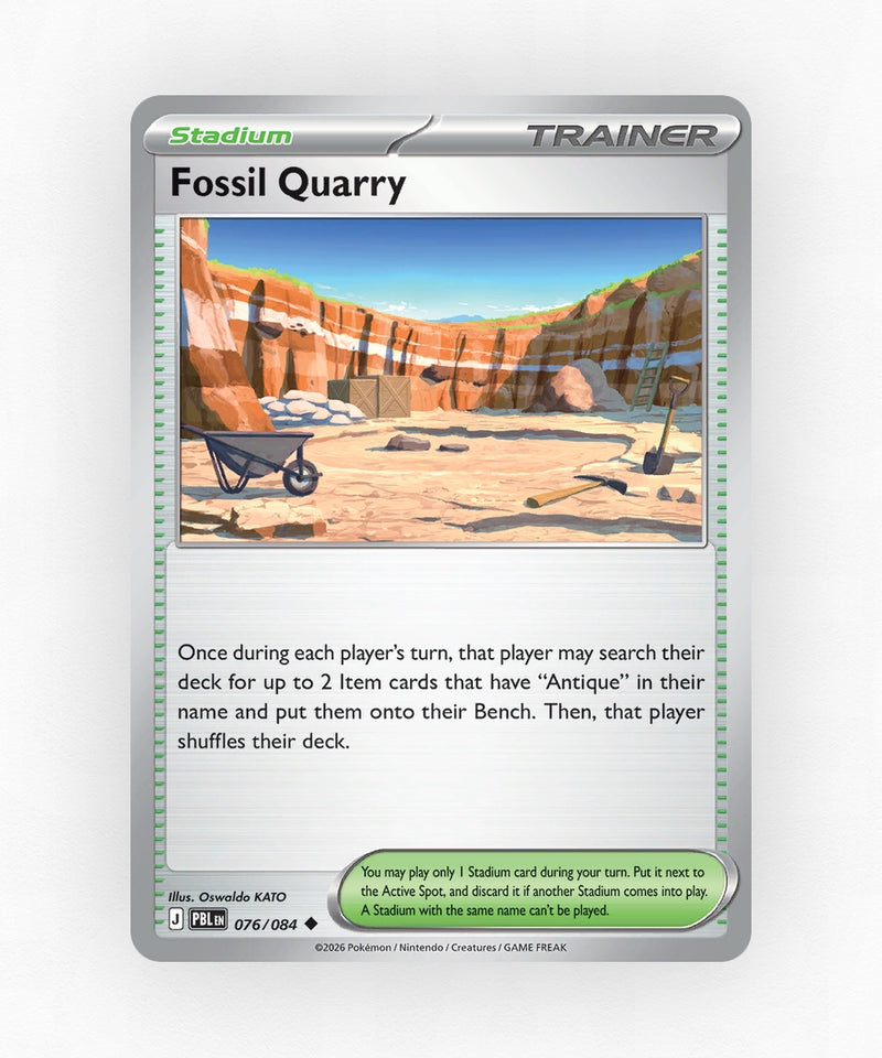 Fossil Quarry - Pitch Black 076/084 (Reverse Holo)