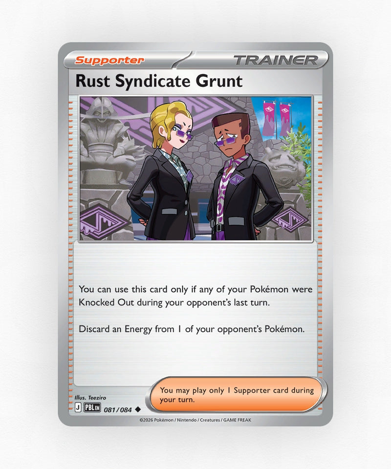 Rust Syndicate Grunt - Pitch Black 081/084 (Reverse Holo)