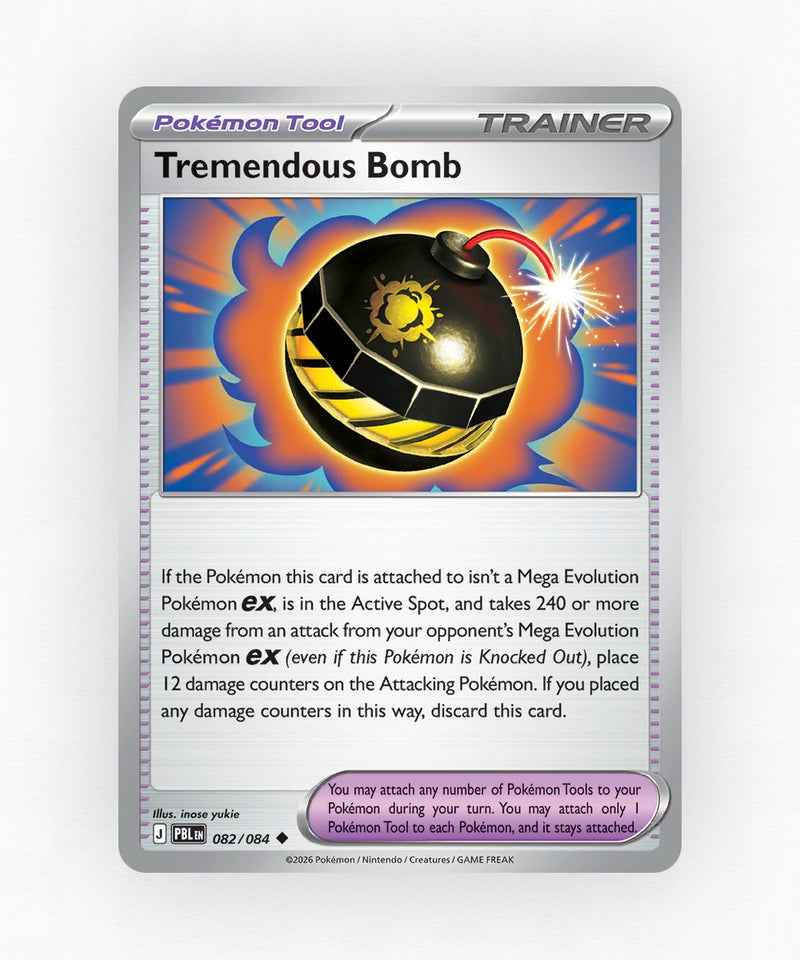 Tremendous Bomb - Pitch Black 082/084 (Reverse Holo)
