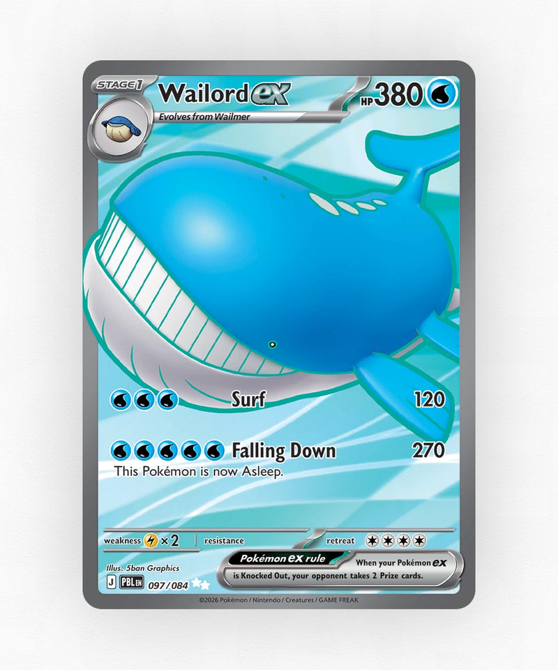 Wailord ex - Pitch Black 097/084 (Holo)