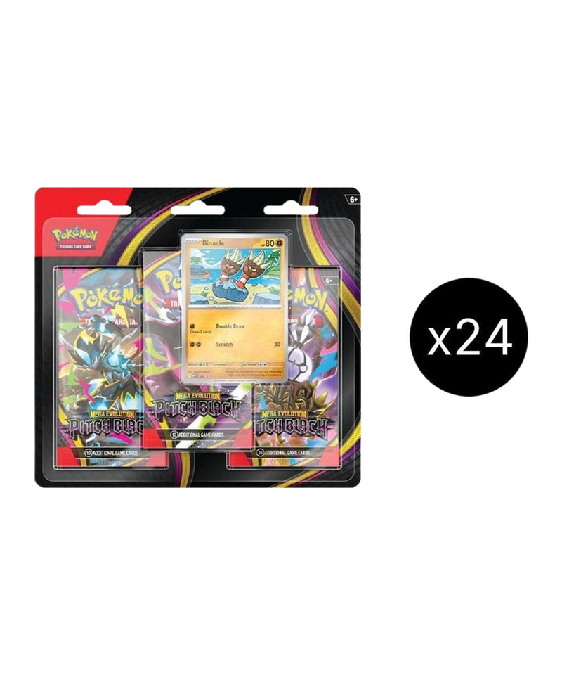 Pitch Black 3-Pack Blister Case