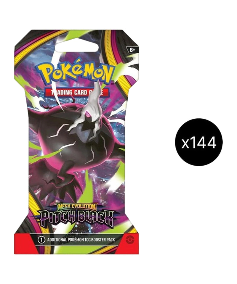 Pitch Black Sleeved Booster Case