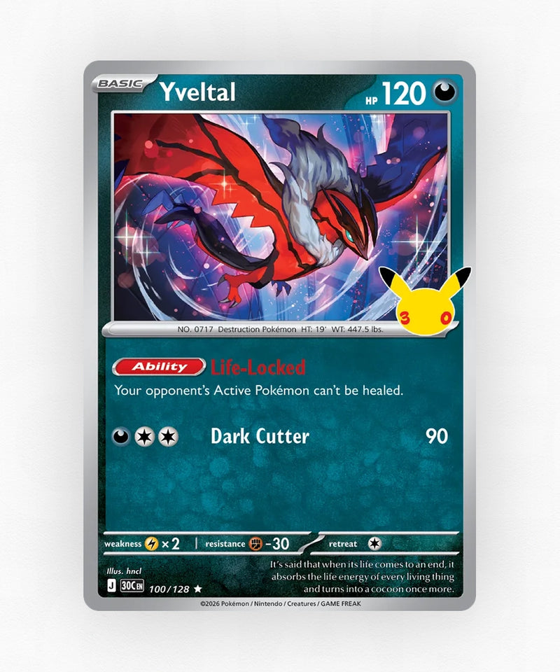 Yveltal - 30th Celebration 100/128 (Holo)