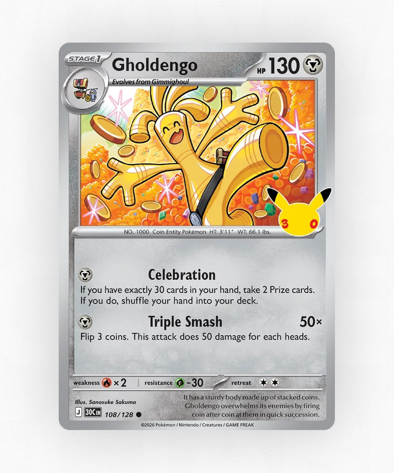 Gholdengo - 30th Celebration 108/128 (Holo)