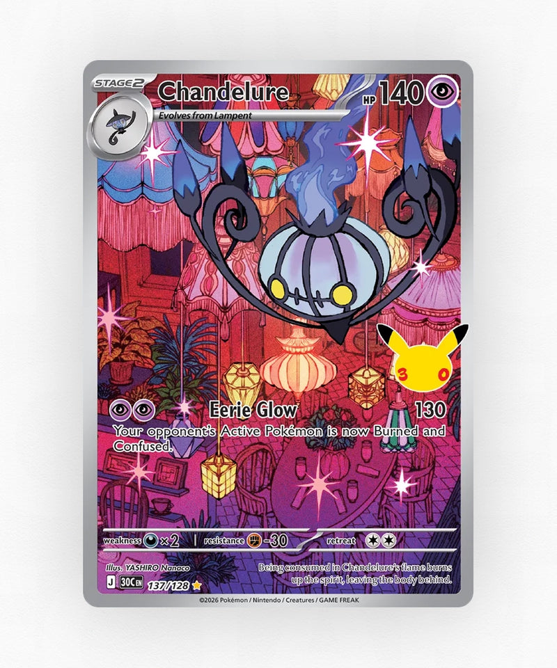 Chandelure - 30th Celebration 137/128 (Holo)