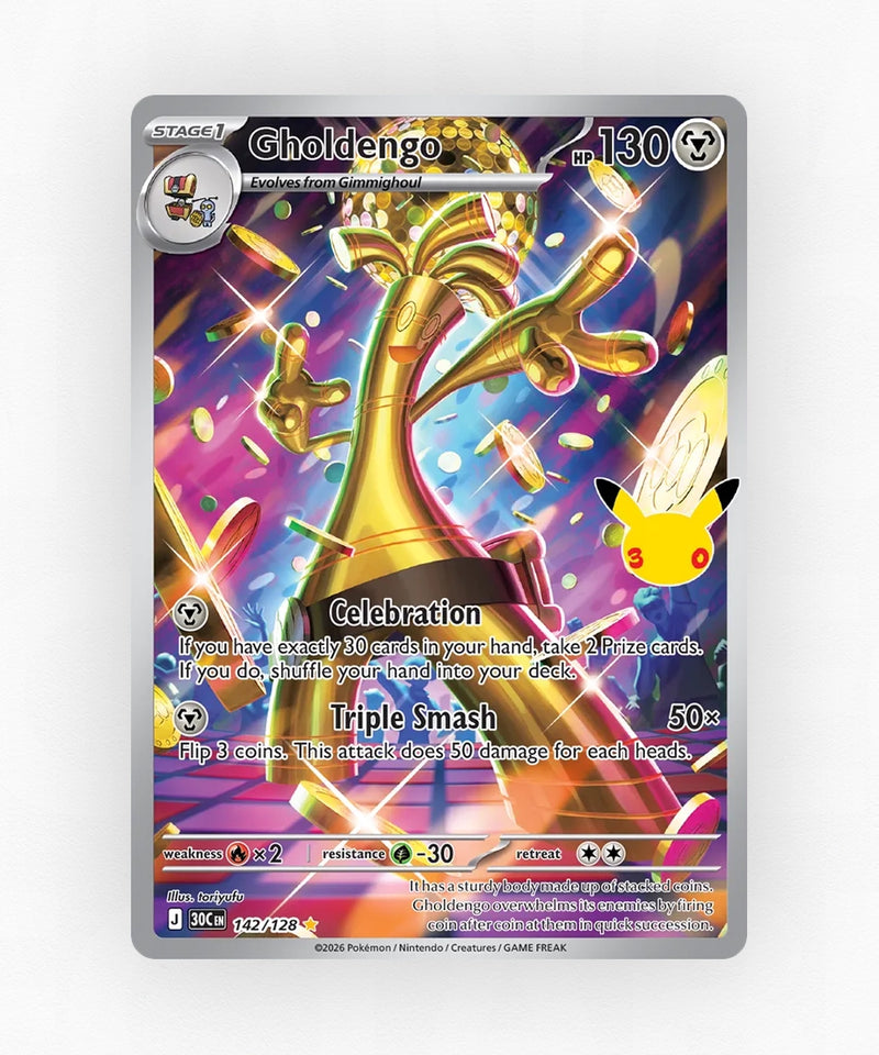 Gholdengo - 30th Celebration 142/128 (Holo)