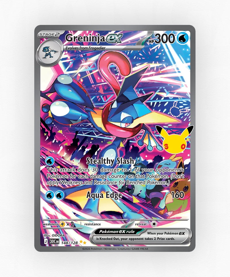 Greninja ex - 30th Celebration 148/128 (Holo)
