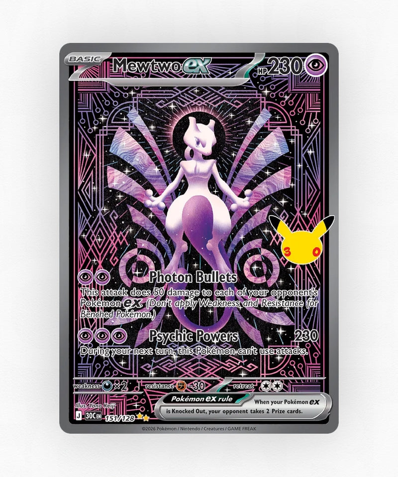 Mewtwo ex - 30th Celebration 151/128 (Holo)