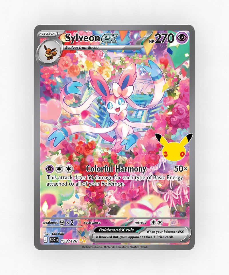 Sylveon ex - 30th Celebration 153/128 (Holo)