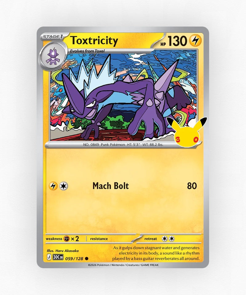 Toxtricity - 30th Celebration 059/128 (Holo)