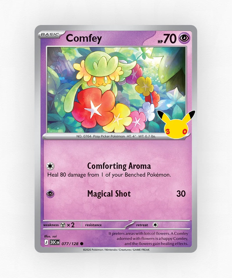 Comfey - 30th Celebration 077/128 (Holo)