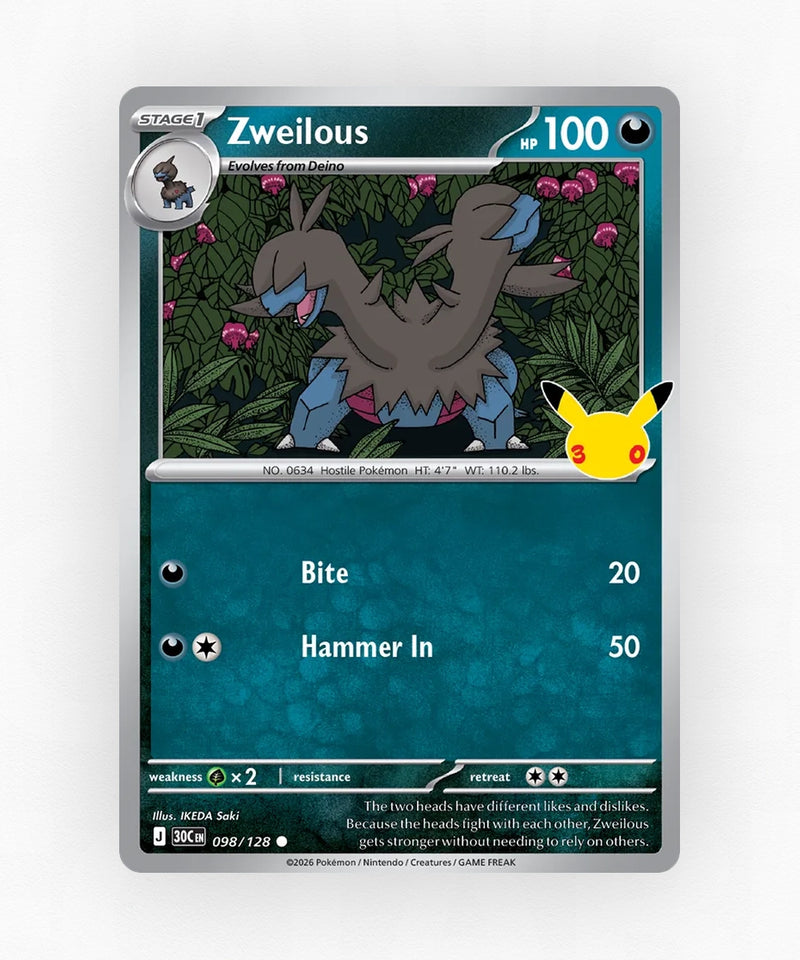 Zweilous - 30th Celebration 098/128 (Holo)