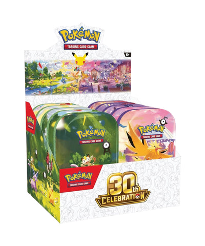 30th Celebration Mini Tin Display