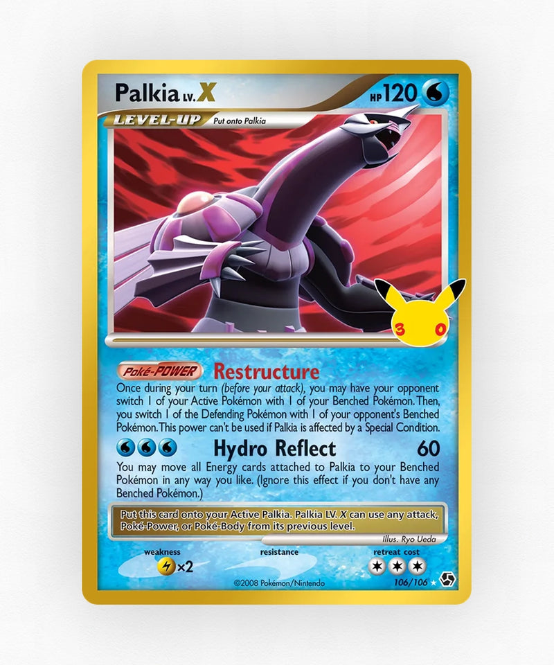 Palkia LV.X - 30th Celebration: Classic Collection 106/106 (Holo)