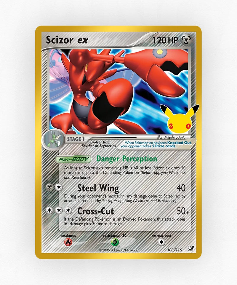 Scizor ex - 30th Celebration: Classic Collection 108/115 (Holo)