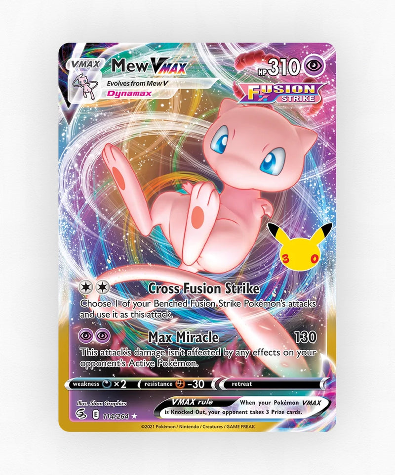 Mew VMAX - 30th Celebration: Classic Collection 114/264 (Holo)