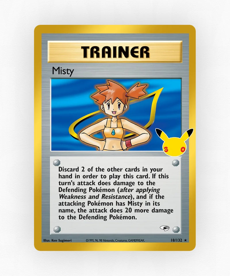 Misty - 30th Celebration: Classic Collection 18/132 (Holo)