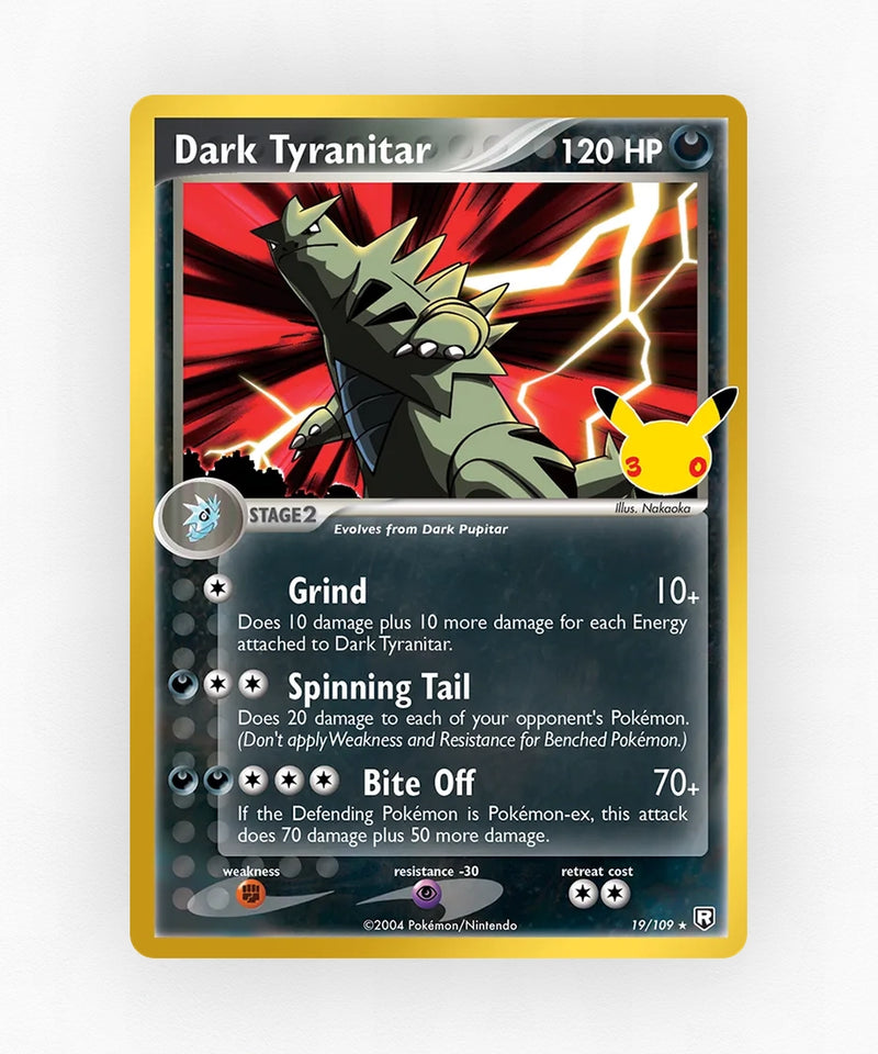Dark Tyranitar - 30th Celebration: Classic Collection 19/109 (Holo)