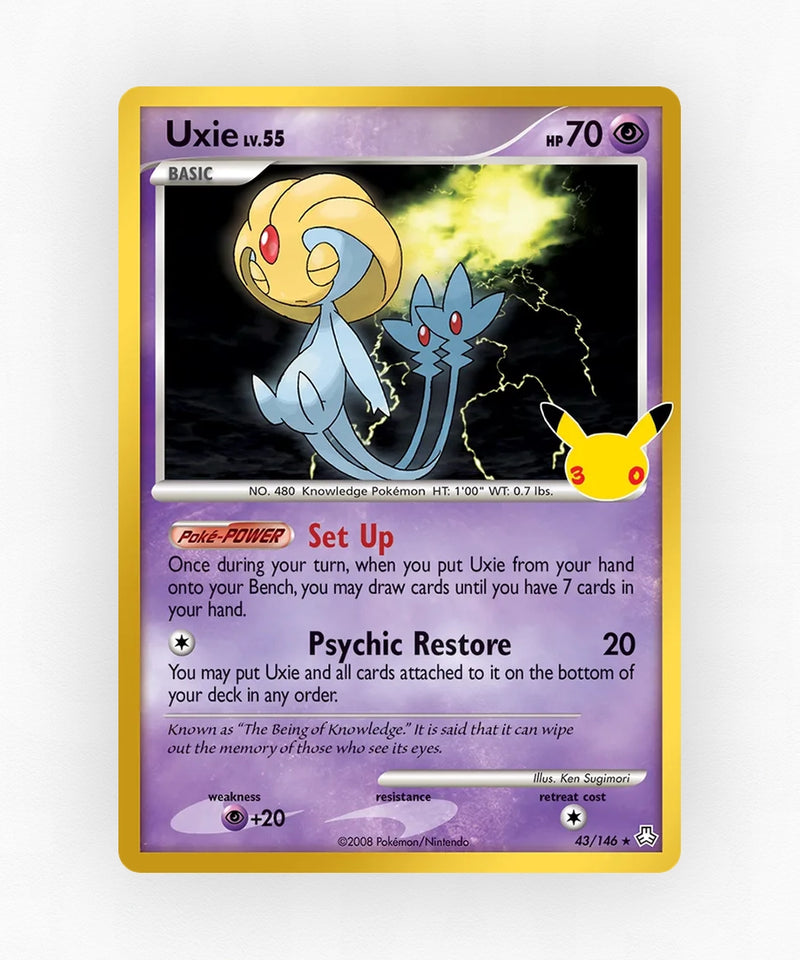 Uxie - 30th Celebration: Classic Collection 43/146 (Holo)