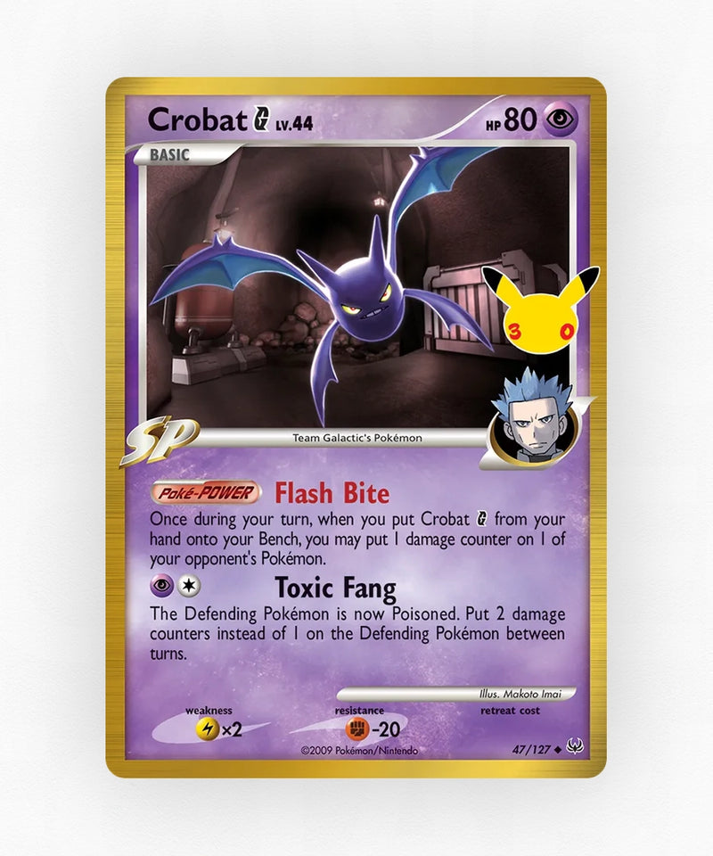 Crobat G - 30th Celebration: Classic Collection 47/127 (Holo)