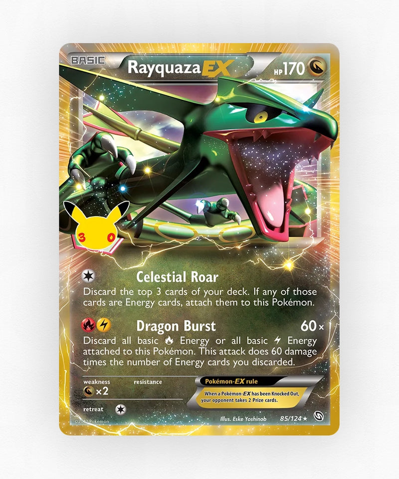 Rayquaza-EX - 30th Celebration: Classic Collection 85/124 (Holo)